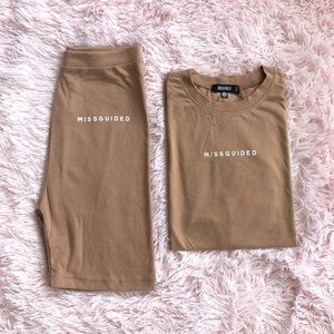 MSGD Biker Short & Tee Set